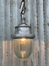 Bully hanglamp Industrieel stijl in Metaal en glas,