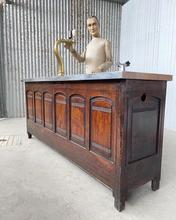 Antieke bar Antiek stijl in hout en ijzer, 20e eeuw