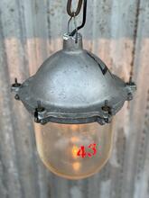 Industrial  style Bulb lamp in Glass and iron