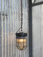 Industrial style Cage lamp in Glass and iron