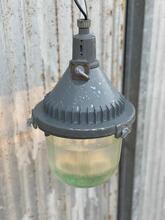 Industrial style Grey bulb lamp in Iron and glass