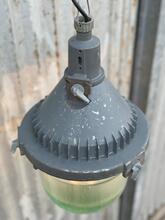 Industrial style Grey bulb lamp in Iron and glass