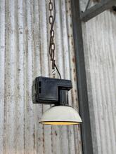 Industrial style White lamp in Enamel