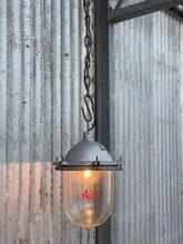 Bollamp Industrieel stijl in Glas en metaal,