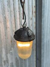 Lamp Industrieel stijl in Glas en metaal,