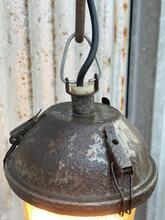 Lamp Industrieel stijl in Glas en metaal,