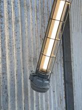 Muur/hang TL lamp Industrieel stijl in Glas en metaal,