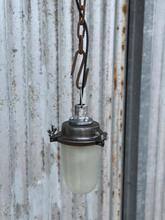 Hanglamp glas bully Industrieel stijl in Glas en metaal,