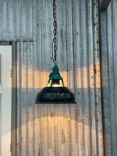 Emaille hanglamp Industrieel stijl in Ijzer en emaille,