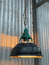 Emaille hanglamp Industrieel stijl in Ijzer en emaille,