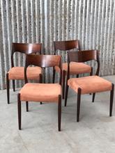 Design chair style Fristho Franeker in Rosewood, Europe 20e eeuw