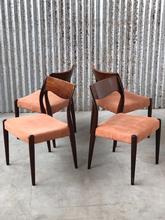 Eetkamer stoelen Design stijl in palissander , Europa 20e eeuw