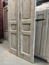 Antieke set deuren Antiek stijl in Hout, europa