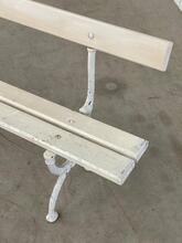 Bank Antiek stijl in Hout en ijzer, Frankrijk