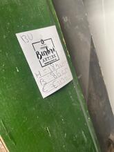 Deur Antiek stijl in Hout en glas ,