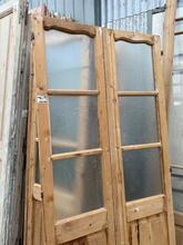 Deuren Antiek stijl in Hout en glas ,