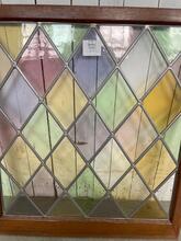 Glas in lood raam Antiek stijl in Hout,