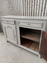 Grijs 2 deurs dressoir Antiek stijl in Hout, Frankrijk