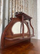 Kast Antiek jugenstill stijl in Hout en glas , Europa  1920-1930