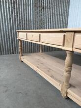 Reproductietafel oud eikenhout Antiek  stijl in hout , Europa  Reproductuctie