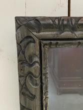 Antiek schilderij Antiek stijl in hout en glas,