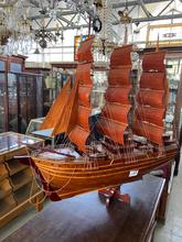 Antiek schip Antiek stijl in hout,