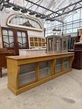 Toonbank Antiek stijl in Hout en glas , Europa