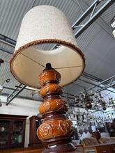 Vintage xxxl lamp Antiek stijl in hout, Europa