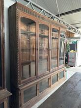 Winkelkast Antiek stijl in hout en glas, 20e eeuw