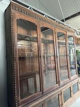 Winkelkast Antiek stijl in hout en glas, 20e eeuw