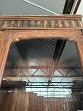 Winkelkast Antiek stijl in hout en glas, 20e eeuw