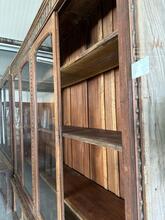 Winkelkast Antiek stijl in hout en glas, 20e eeuw