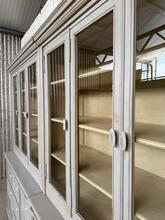 Winkelkast Antiek stijl in Hout en glas ,