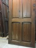 Antieke deur stijl in Hout en glas, 19e eeuws