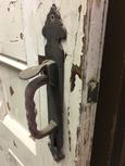 Antieke deur stijl in Hout, 19e eeuws
