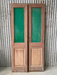 Antieke deuren Antiek stijl in Hout en glas,