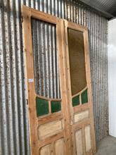 Antieke deuren Antiek stijl in hout en glas,
