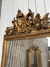 Antieke gouden spiegel