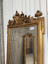 Antieke gouden spiegel