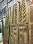 Antieke hoge luiken Antiek stijl in Hout,