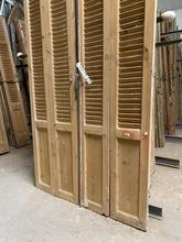 Antieke luiken Antiek stijl in hout,