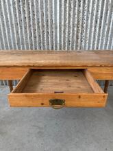 Antieke schrijftafel  stijl in Hout,