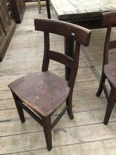 Antieke set van 4 stoelen Antiek stijl in Hout,