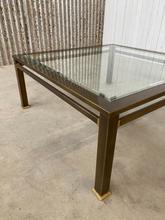 Antieke tafel Design stijl in glas en ijzer, Europa 20e eeuw