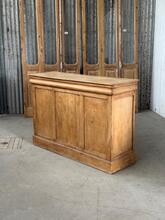 Antieke toonbank oud grenen
