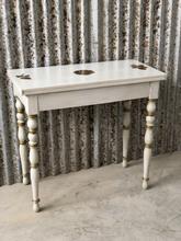 Antieke witte tafel Antiek stijl in Hout,