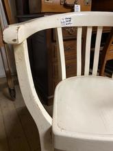 Antieke witte Thonet stoel Antiek stijl in Hout,