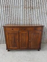 Antique 3-doors dresser wood