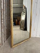 Antique style Antique dam mirror in wood and mirror, Amsterdam 20th Century