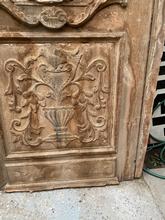 Antique style Antique doors in frame in Wood 20th Century